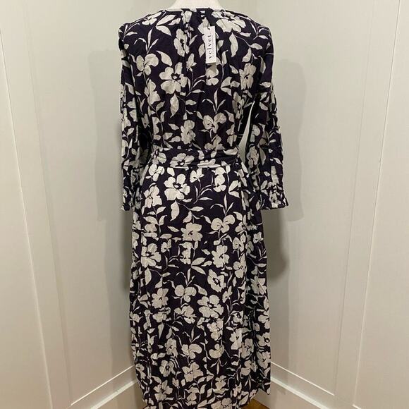 Velvet by Graham & Spencer Belted Floral Midi Dress - Picture 13 of 15